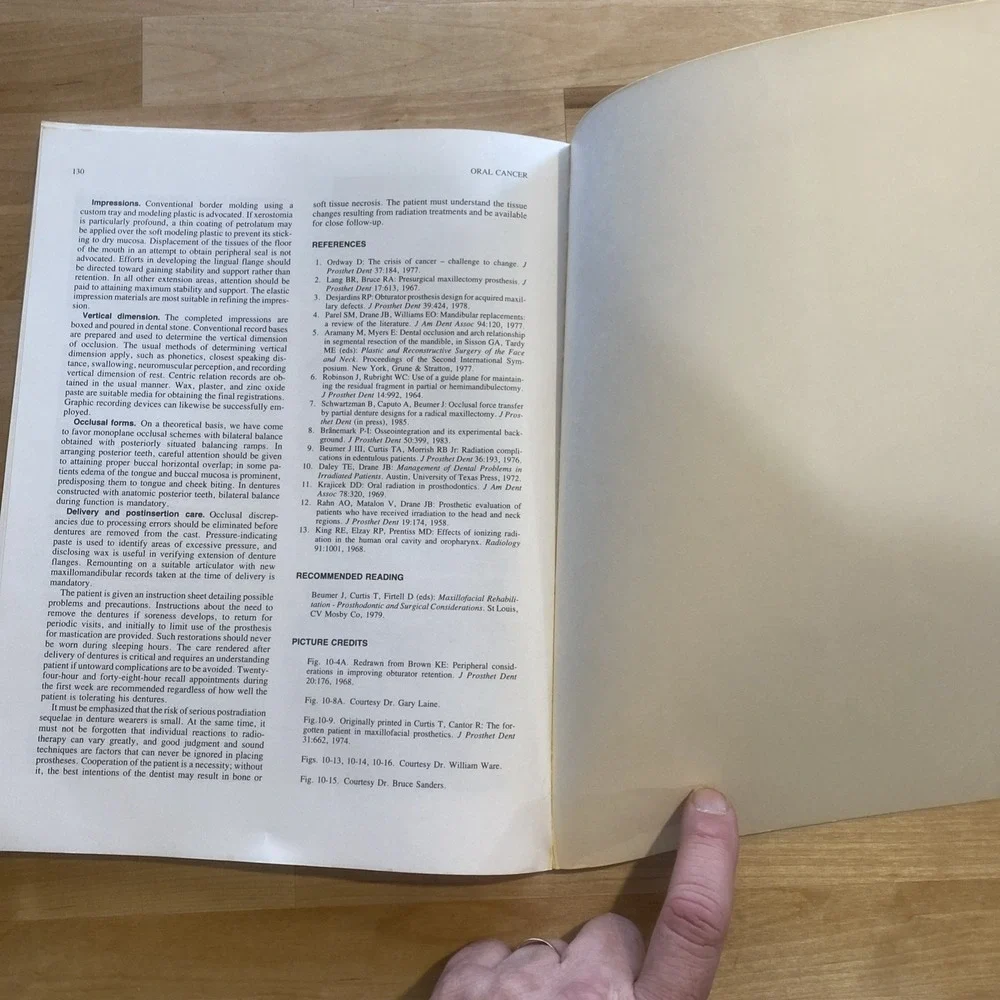 Oral‎ Cancer by Sol Silverman Jr 1985 American Cancer Society Second Edition